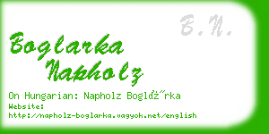 boglarka napholz business card